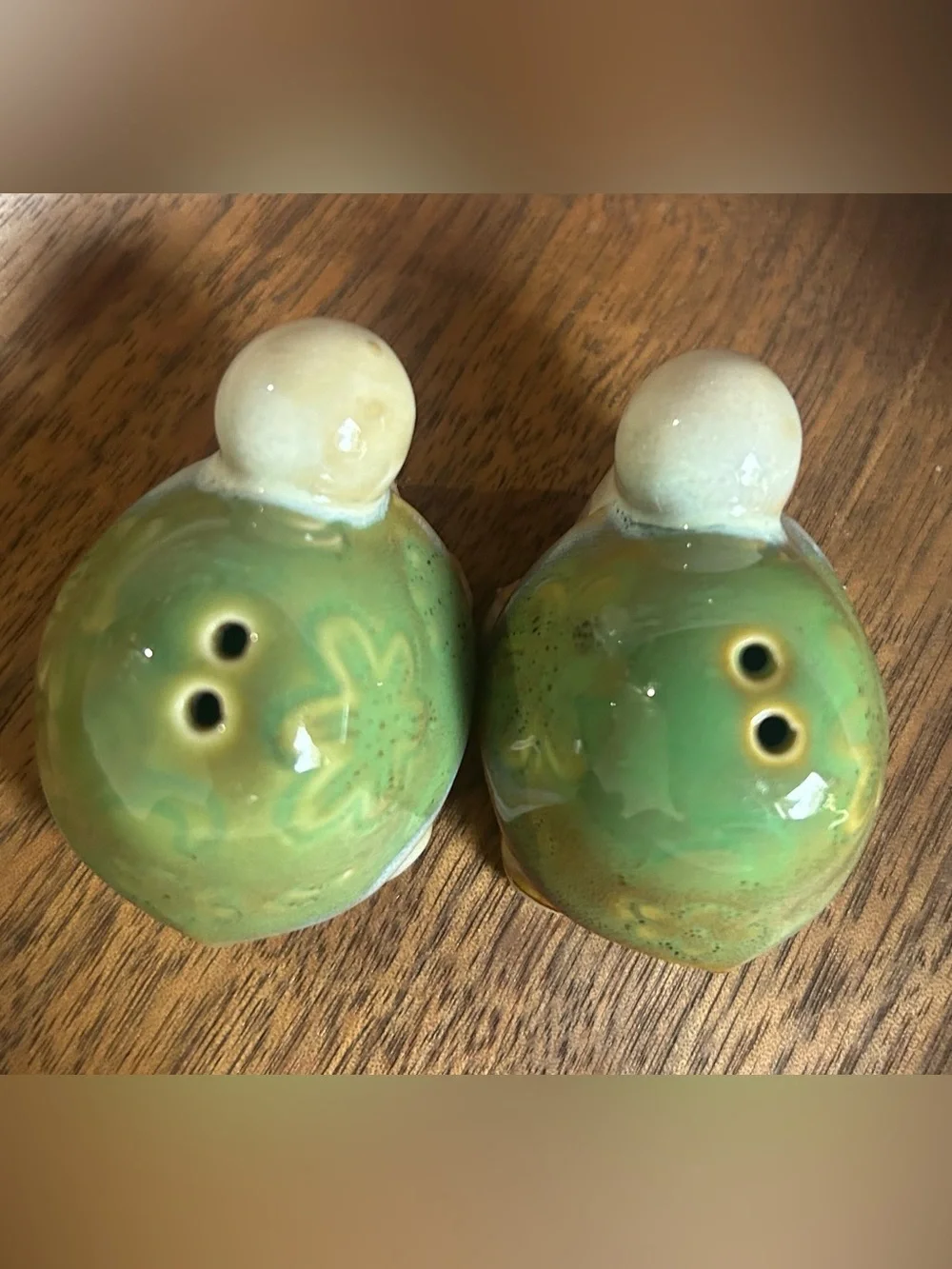 🐕3/20 Ceramic Turtle Salt and Pepper Shaker Set
